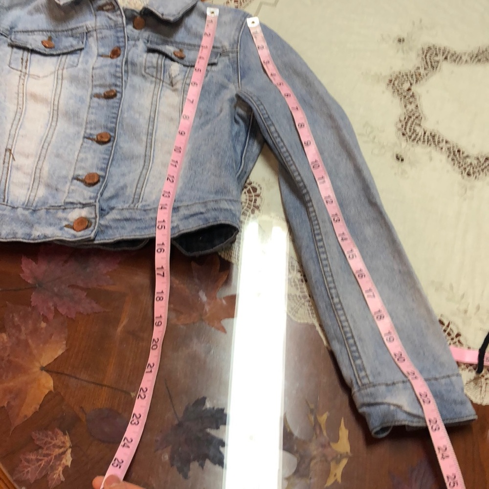 SOLD YMI distressed jean jacket - Picture 10 of 10